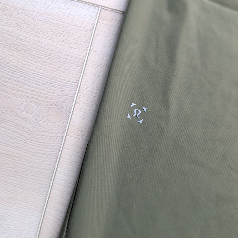 Lululemon Surge Jogger Mens L Fatigue Green Running Training Pants Zipper Cuff - Picture 6 of 13